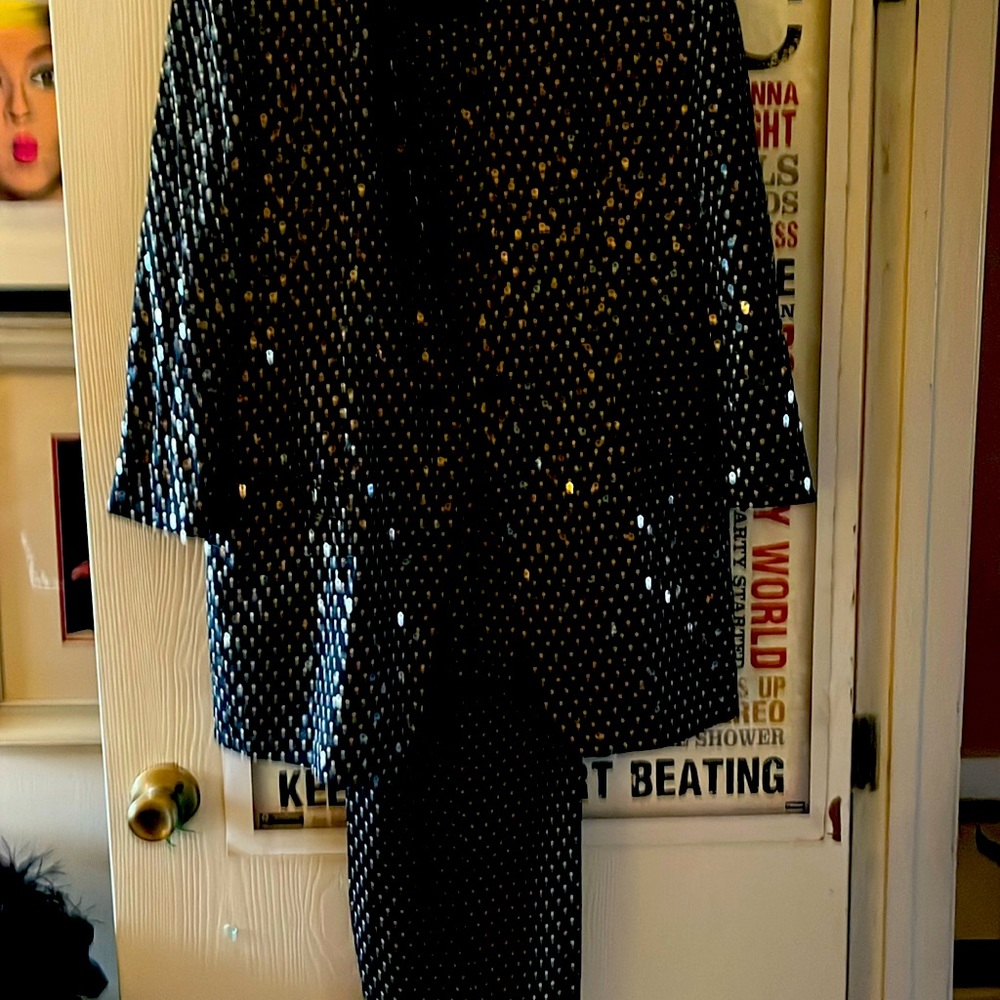 Three piece, women’s Anne Klein sequin suit